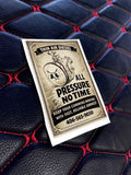 Un-aged All Pressure No time decal