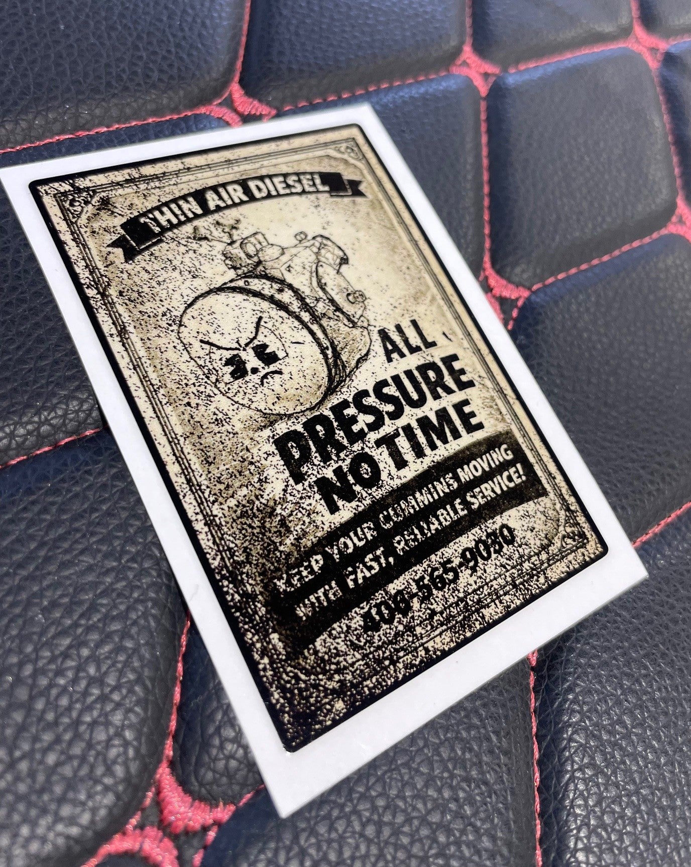 All Pressure No Time Sticker